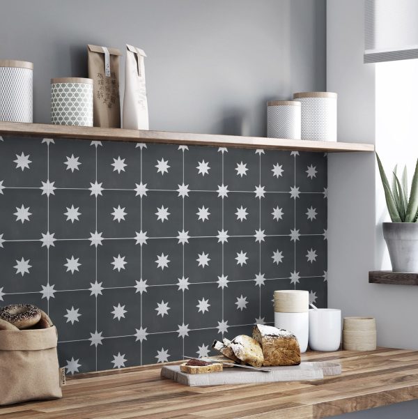 CERAMISTA STELLA Anthricite (200x200mm)